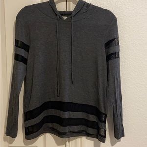 gray pullover
